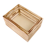 Sturdy Natural WoodenApple Crates Retail Display Shelf Box Gift Hampers