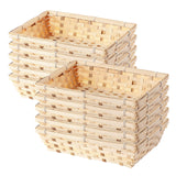 10 pcs Natural Bamboo Basket Gift Hampers Retail Display Home Organizer