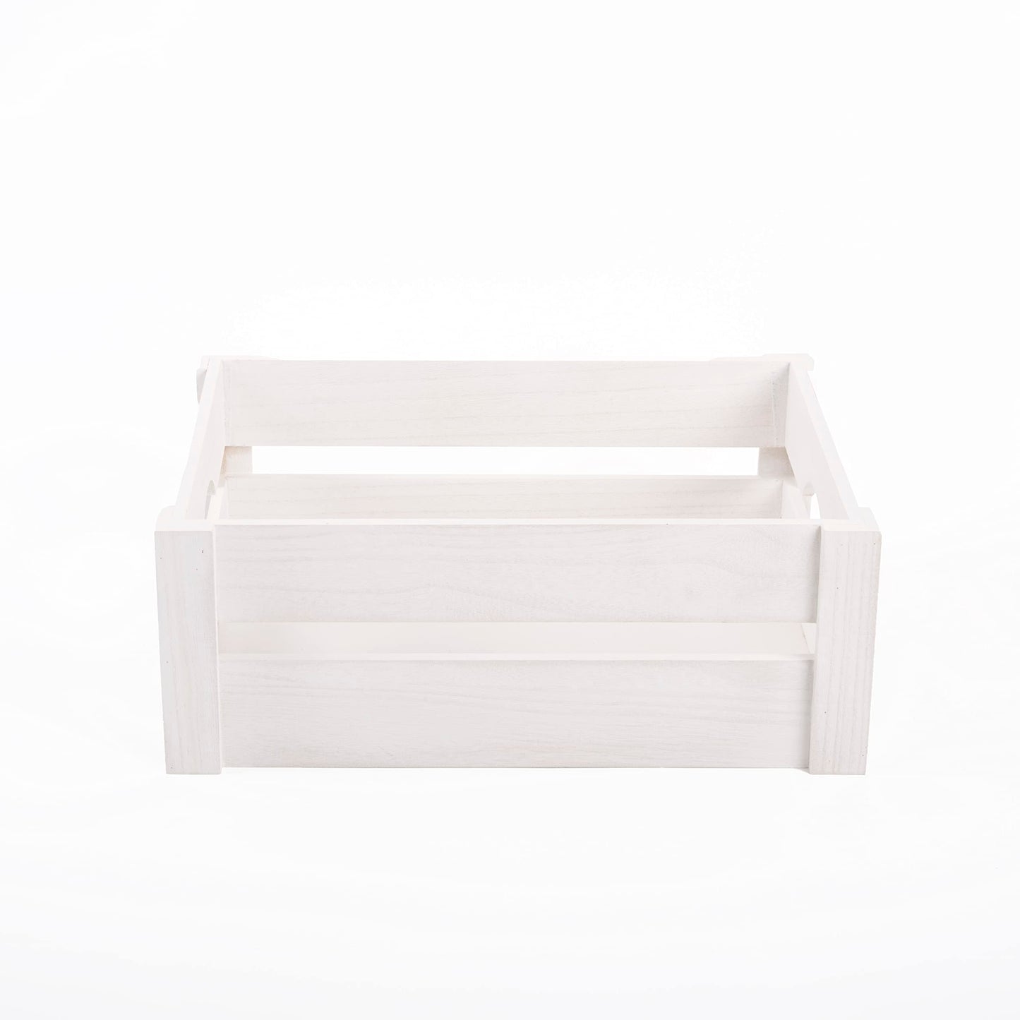 Wickerfield White Wooden Crate Boxes Storage Boxes Retail Display Tray Indoor Planter Easter Christmas Gifts Hamper