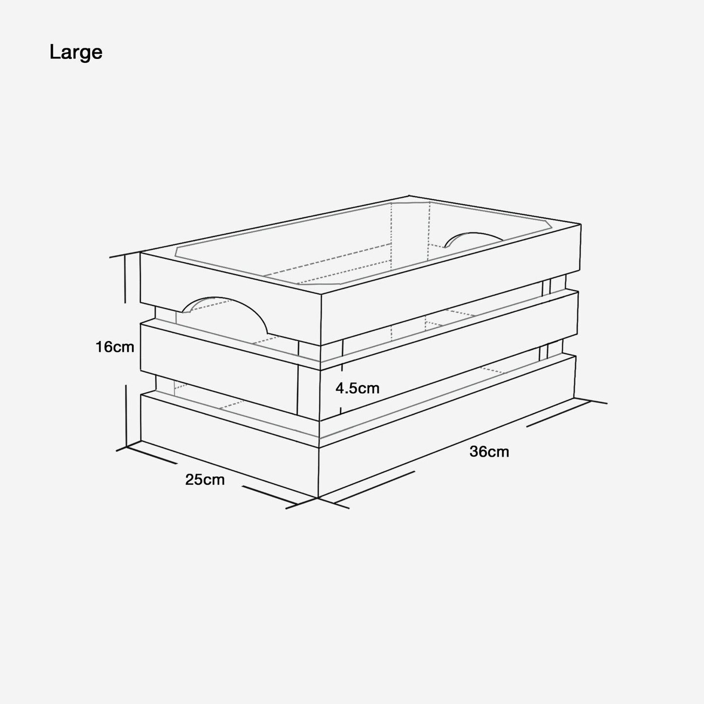 Great Value Light Wooden Crates Retail Dis Storage Box Shelves Racks Gift Hamper