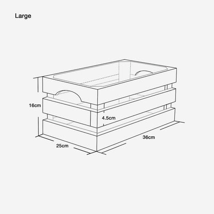 Great Value Light Wooden Crates Retail Dis Storage Box Shelves Racks Gift Hamper