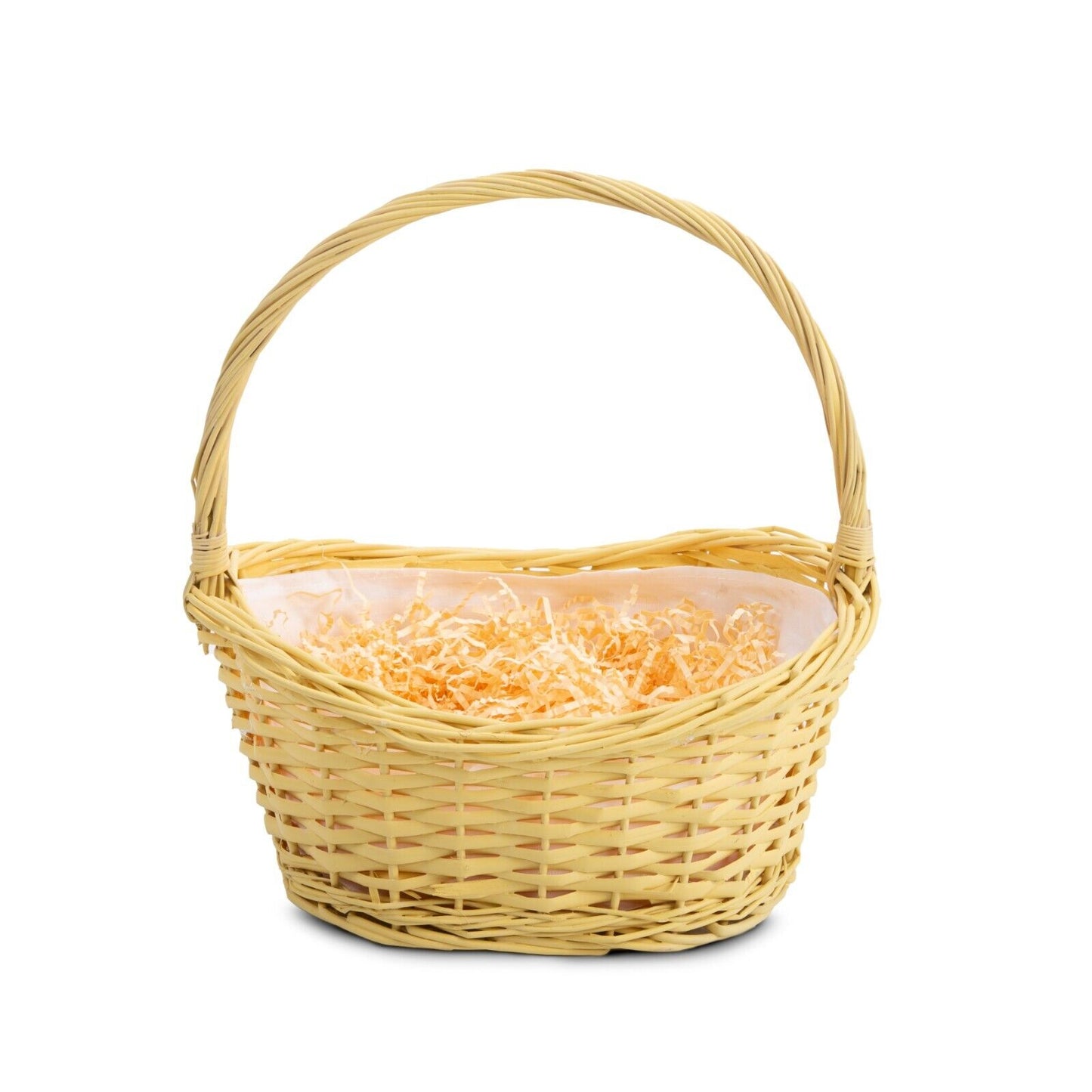 High Handle Wicker Basket Gift Hamper with Liner DIY with Gift Packaging