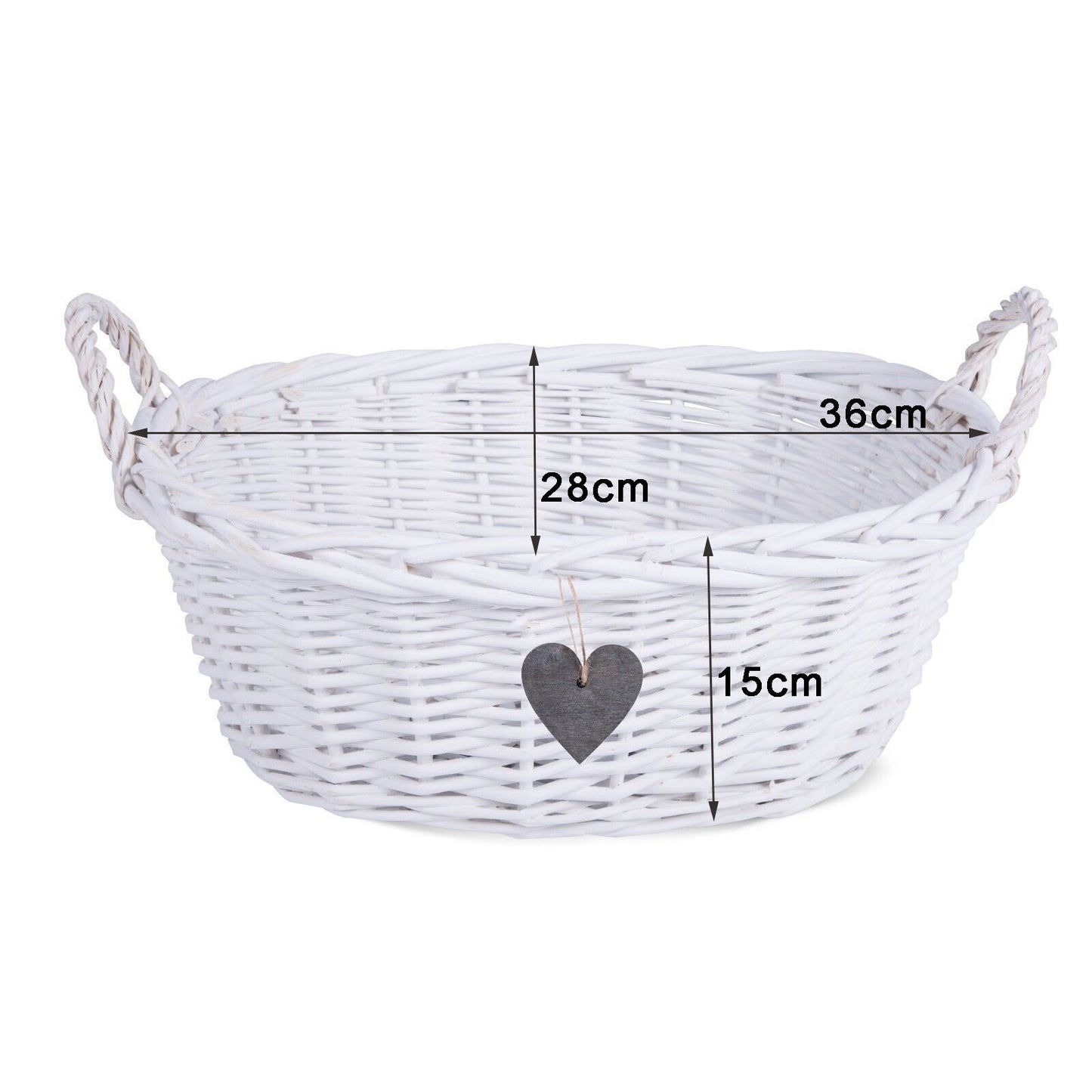 Wickerfield Wicker Basket Newborn Baby Gift Hamper Retail Display Basket