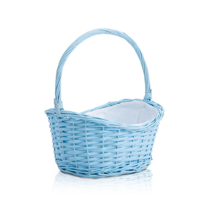 High Handle Wicker Basket Gift Hamper with Liner DIY with Gift Packaging