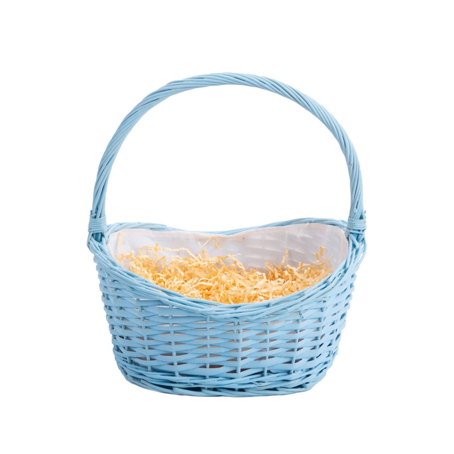 High Handle Wicker Basket Gift Hamper with Liner DIY with Gift Packaging