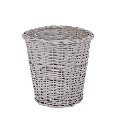 WICKERFIELD Trash wicker Basket for  Home Storage at Home and Office, Reusable