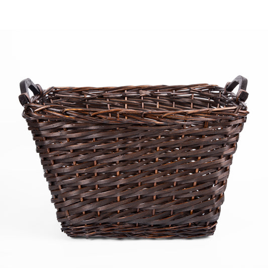 Heavy Duty Log Basket Fireside Blanket Basket Bedroom Storage Basket