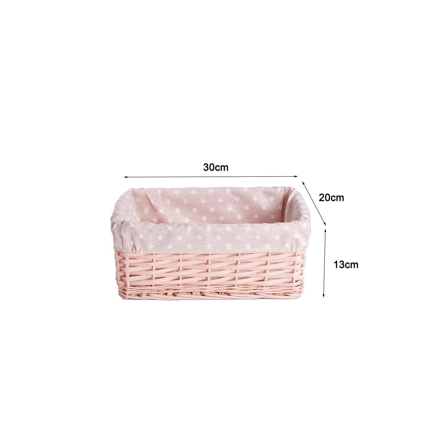 8L Durable Wicker Storage Basket Nursery Decorative Basket Bathroom Storage Basket Gift Hampers Wedding Decoration Shelve Basket