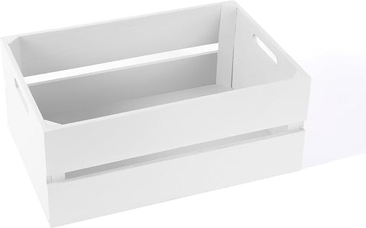 White Wooden Display Trough