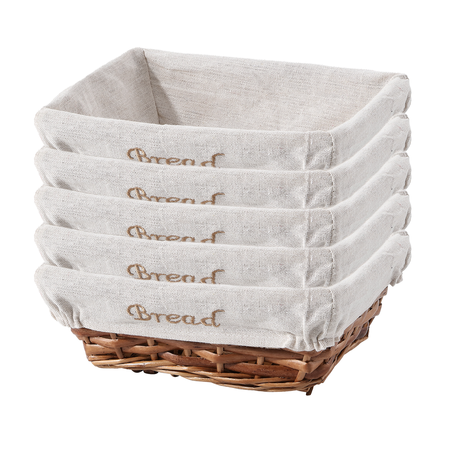 Double Steamed Bread Basket with Lining