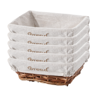 Double Steamed Bread Basket with Lining