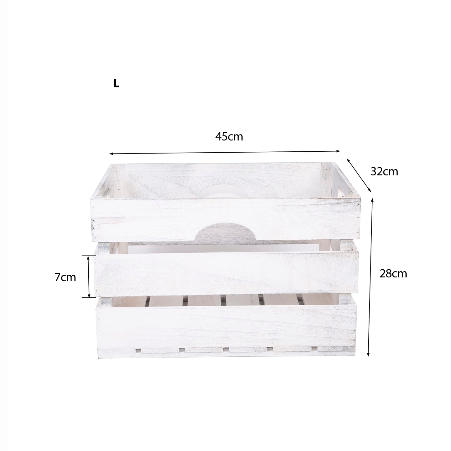 Wickerfield BULK WOODEN CRATE STORAGE BOX/PLANTER/SHELVES WOODEN CRATE WITH HANDLES WOODEN SHELVES WOODEN STORAGE BOX