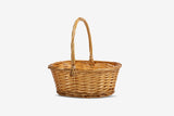 High Handle Natural Wicker Hampers Easter Egg Basket With Handle Gift Hampers Storage Basket