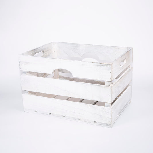 Wickerfield BULK WOODEN CRATE STORAGE BOX/PLANTER/SHELVES WOODEN CRATE WITH HANDLES WOODEN SHELVES WOODEN STORAGE BOX