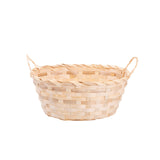 Package of 10 Bamboo Wicker Hampers With Handles Christmas Gift Hampers Retail Display Tray Bread Basket