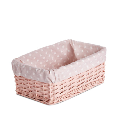 Wickerfield Home Stroage Wicker Basket for Xmas Gift Hampers with Cotton Lining