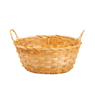 Package of 5 Bamboo Wicker Hampers With Handles Hampers Retail Display Tray Bread Basket