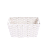 Faux Wicker Home Storage Bathroom Basket Toys Collection Cabinet Organizer Gift Hamper