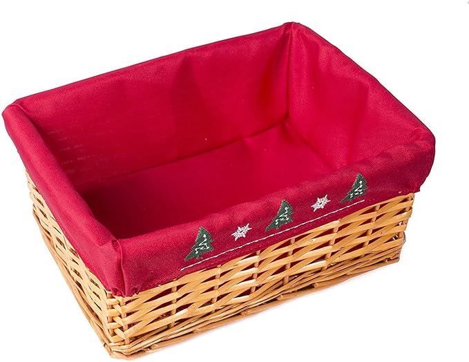 Light Steamed Tray with Christmas Lining