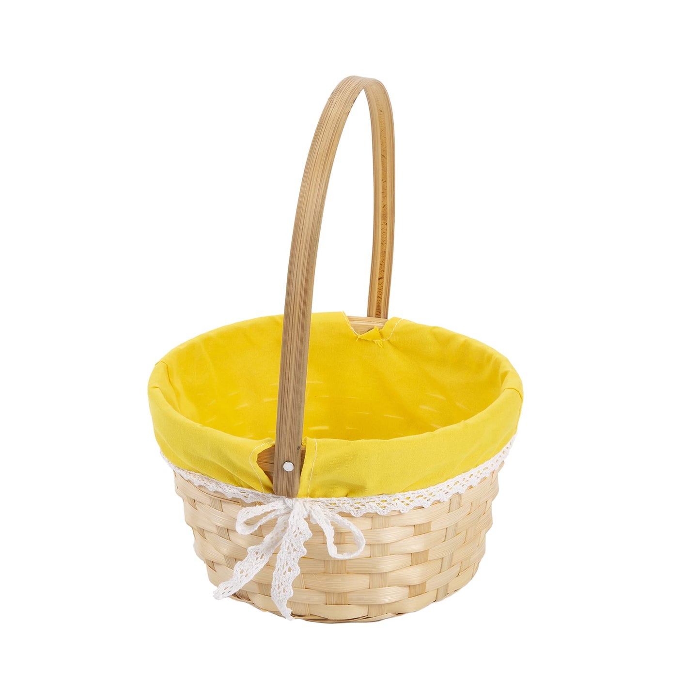 Wicker Basket Kid Child Party Flower Craft Easter Egg Hunt New Born Gift Basket