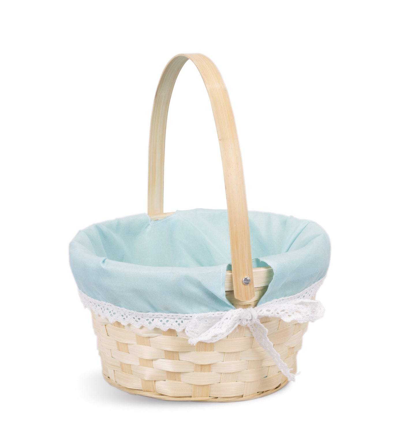 Wicker Basket Kid Child Party Flower Craft Easter Egg Hunt New Born Gift Basket