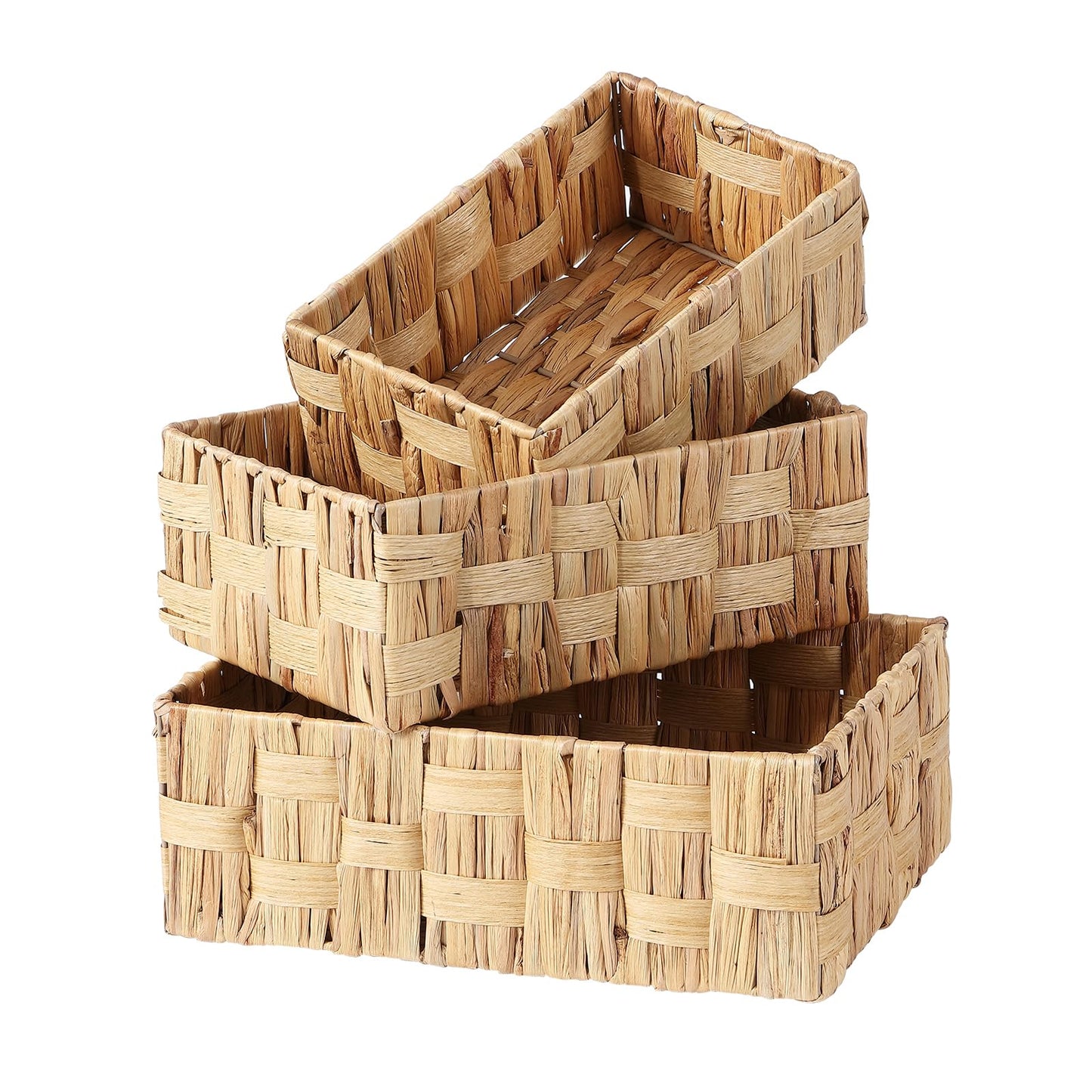 Water Hyacinth Storage Basket Shelve Basket Bathroom Storage Wardbrobe Storage Box Nursery Room Storage Basket Gift Hamper