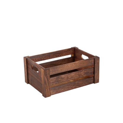 Wooden Crate with handles Shelve Basket Racking Crates Gift Hampers Wedding Decoration Retail Display Rack