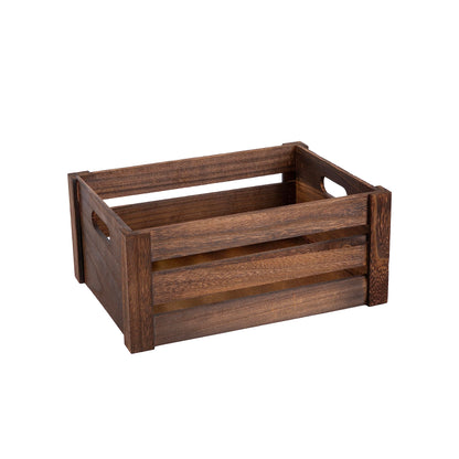 Wooden Crate with handles Shelve Basket Racking Crates Gift Hampers Wedding Decoration Retail Display Rack