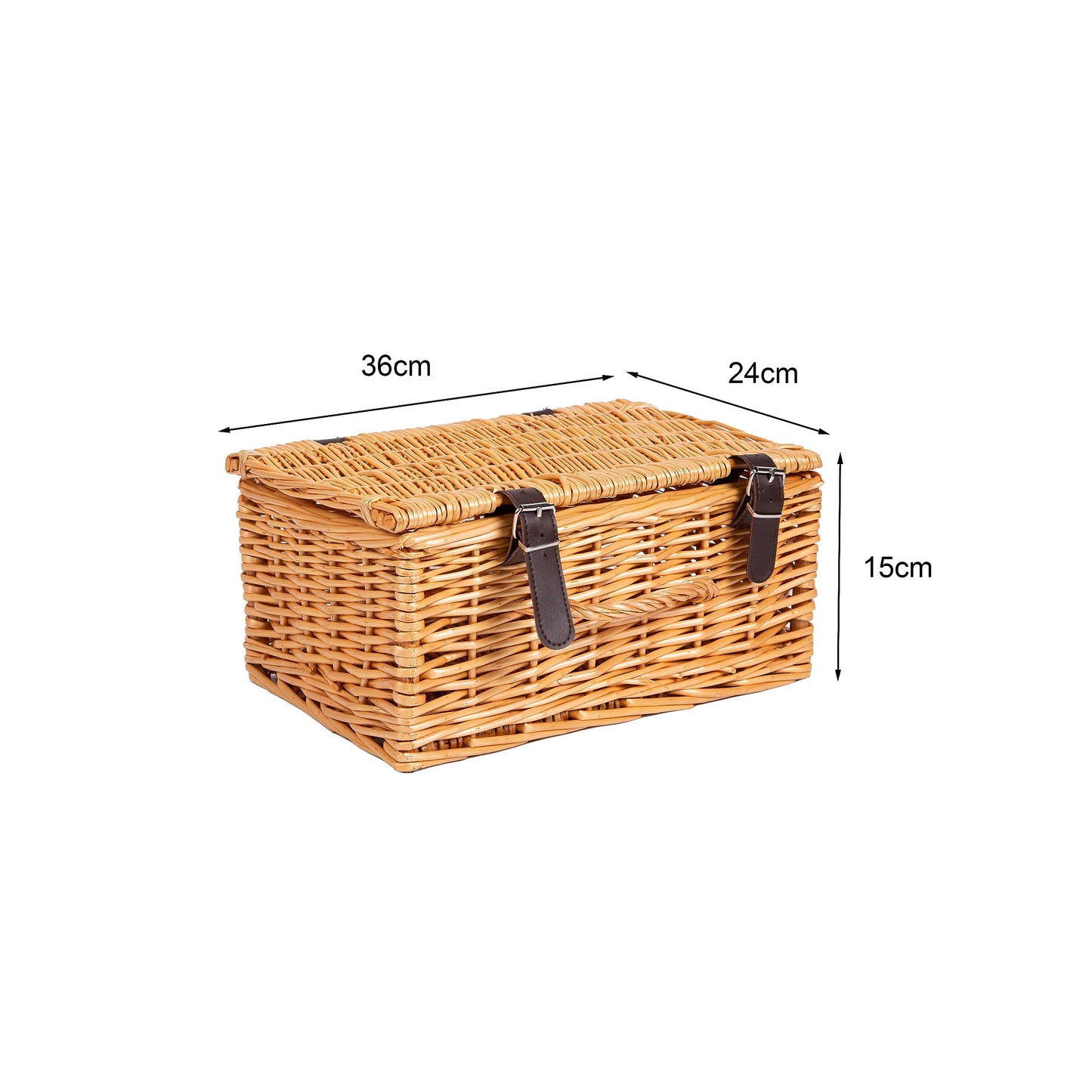 Natural Dyed Wicker Hampers With Lid Perfect for Gift Hampers Shelve Basket Wardrobe Organizor Underbed Storage Retail Display Basket