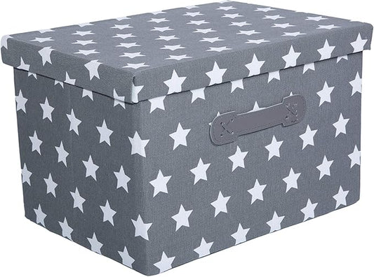 Star Pattern Foldable Fabric Storage Box