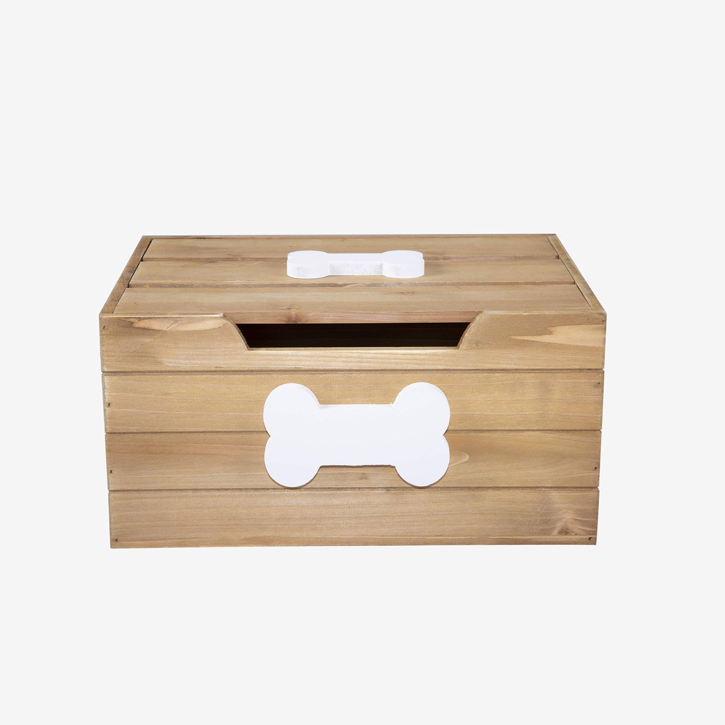 Premium Quality Dog Toy Storage Box Wooden Crates Pet Gift Box Toy Chest