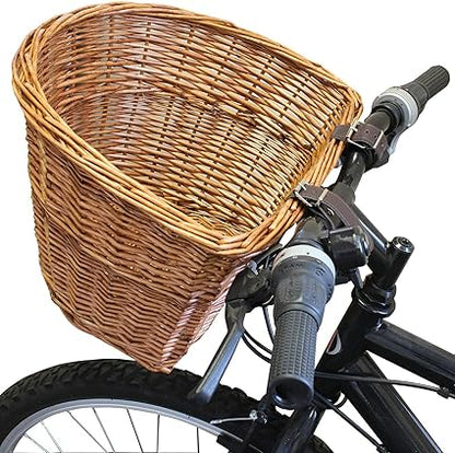 Steamed Wicker Bike Basket