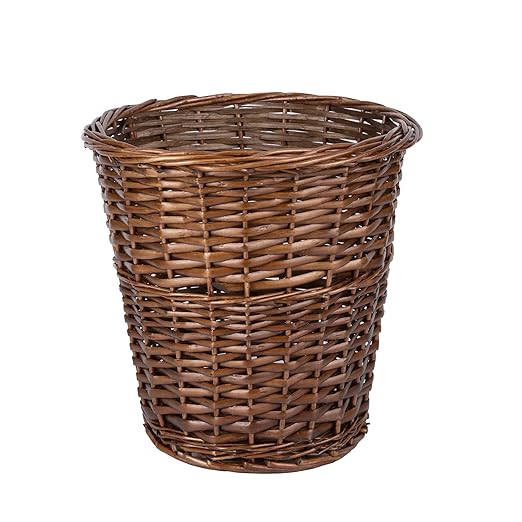 Brown Waste Paper Bin