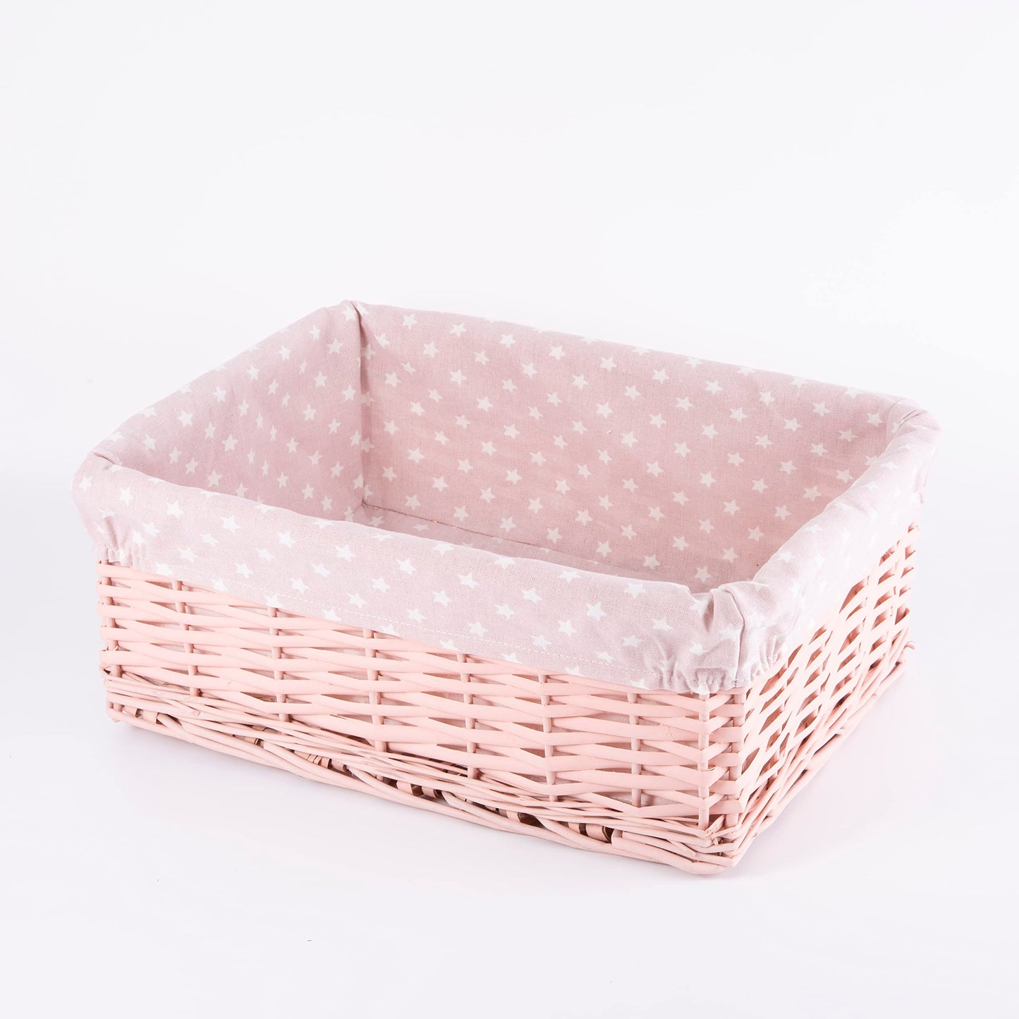 24L Durable Wicker Storage Basket Nursery Decorative Basket Bathroom Storage Basket Gift Hampers Wedding Decoration Shelve Basket