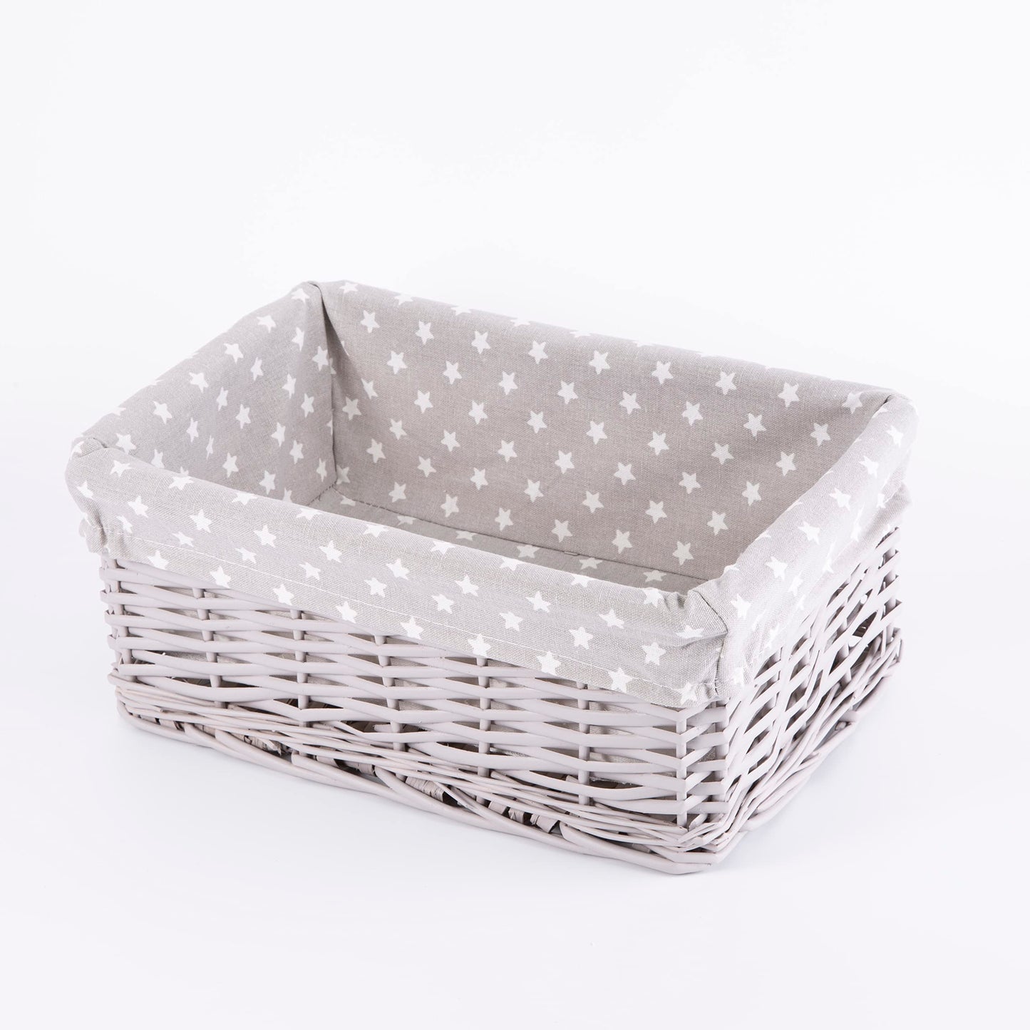 Wickerfield Home Stroage Wicker Basket for Xmas Gift Hampers with Cotton Lining