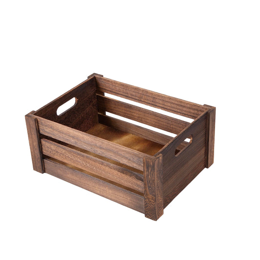 Wooden Crate with handles Shelve Basket Racking Crates Gift Hampers Wedding Decoration Retail Display Rack