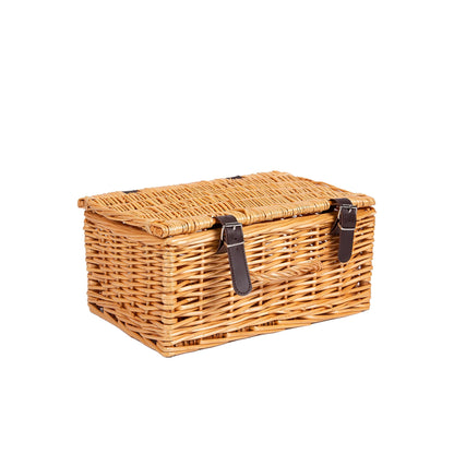 Natural Dyed Wicker Hampers With Lid Perfect for Gift Hampers Shelve Basket Wardrobe Organizor Underbed Storage Retail Display Basket