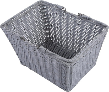 Deluxe Artificial Wicker Shopping Basket