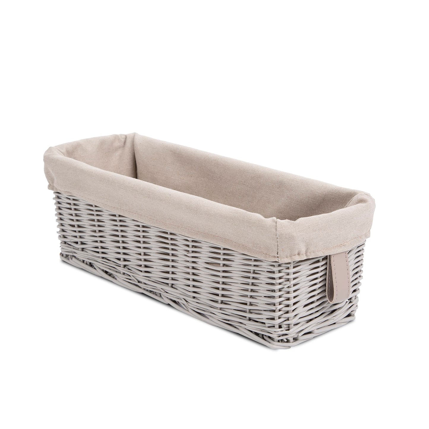 Narrow Space-save Wicker Storage Basket Bathroom Toilet Roll Basket Gift Hamper Bathroom Hallway Kitchen Storage Basket Gift Basket