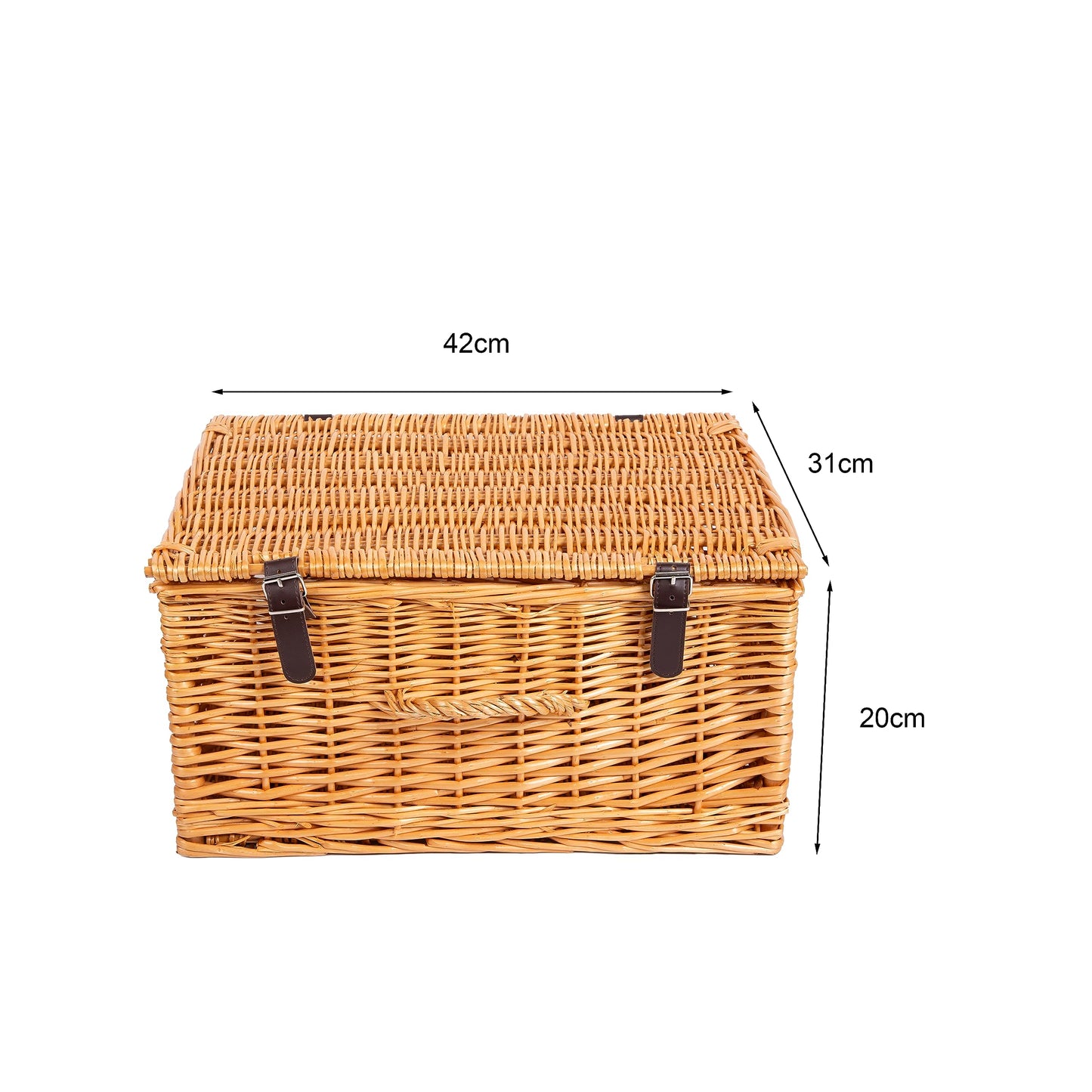 Natural Dyed Wicker Hampers With Lid Perfect for Gift Hampers Shelve Basket Wardrobe Organizor Underbed Storage Retail Display Basket