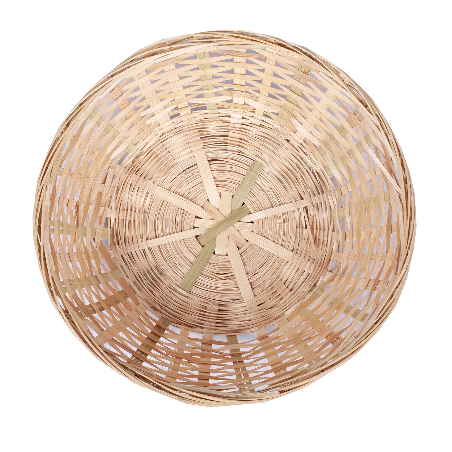 Wickerfield Set of 10 Vintage Round Natural Bamboo Bread Basket for Storage Display