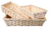 10 pcs Natural Bamboo Basket Gift Hampers Retail Display Home Organizer