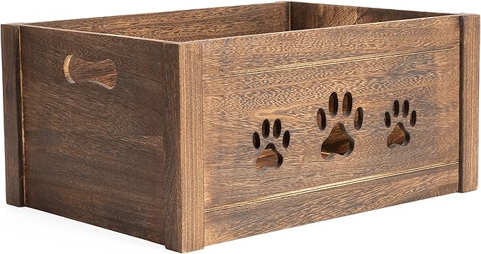 Brown Dog Toy Storage Box