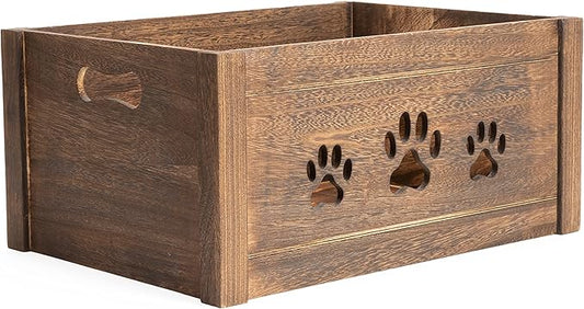 Brown Dog Toy Storage Box