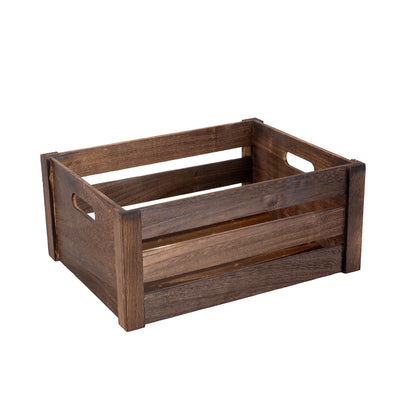 Wooden Crate with handles Shelve Basket Racking Crates Gift Hampers Wedding Decoration Retail Display Rack