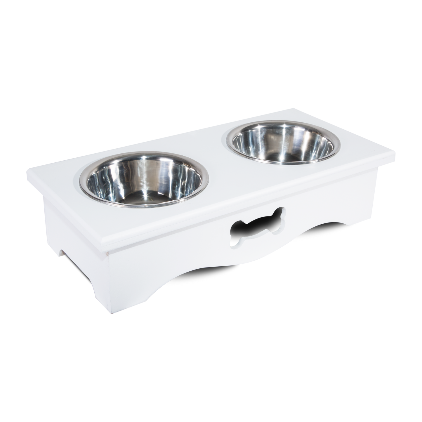 Double Bowls Dog Feeding Station