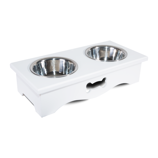 Double Bowls Dog Feeding Station