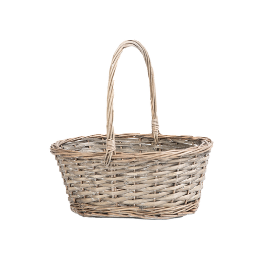 Antique Wash Gift Basket Shopper