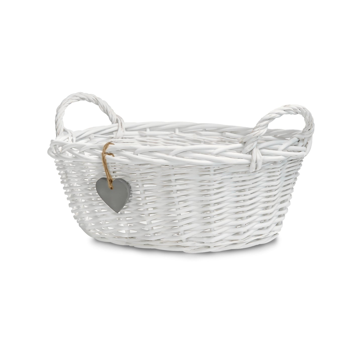 Wicker Basket Newborn Baby Gift Hamper Retail Display Basket Bathroom for Home Storage and Collection and Window Display Storage Basket Nursery Room Storage Basket