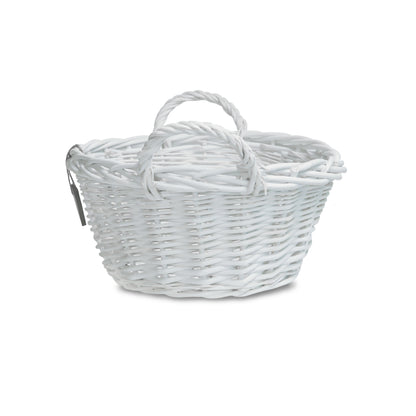 Wicker Basket Newborn Baby Gift Hamper Retail Display Basket Bathroom for Home Storage and Collection and Window Display Storage Basket Nursery Room Storage Basket